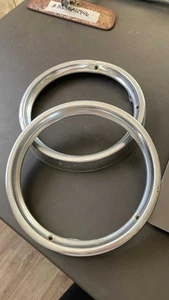 1964 CHEVROLET IMPALA HEADLIGHT RINGS BEZELS, BISCAYNE BELAIR. - Picture 1 of 2