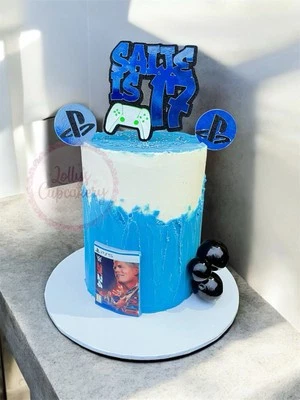 Gamer / Gaming Personalisierter Cake Topper  - Bild 1 von 2