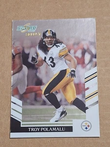 2007 TROY POLAMALU SCORE SELECT NFL CARD #209 PITTSBURGH STEELERS USC TROJANS  - Bild 1 von 2