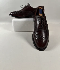Allen Edmonds Schuhe Herren Chester Oxford-Schuhe Größe 9,5 D braun Halbschuhe Budapester elegant - Bild 1 von 9