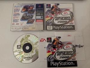 Supercross 2000 (PlayStation PS1) - Black Label / Complete - Picture 1 of 6