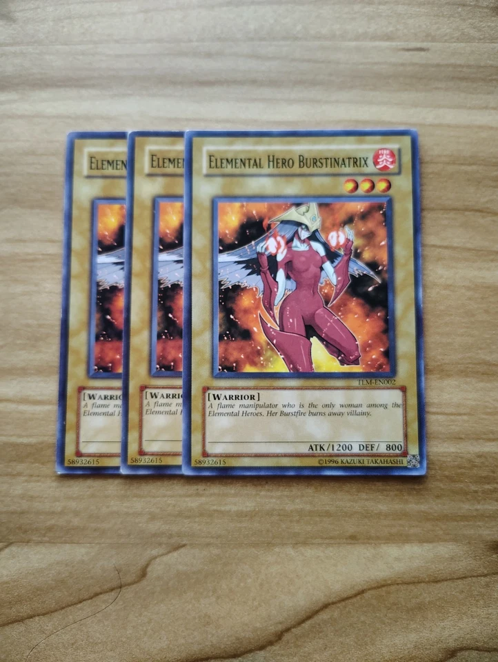 Yu-Gi-Oh! - Elemental Hero Burstinatrix 3X  - Full Playset - Image 1 of 1