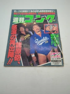 Weekly Gong Pro Wrestling 374 Japanese Magazine 8/29/1991 IWGP WWF NJPW NWA MMA - Picture 1 of 1
