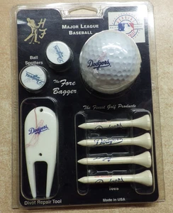 MLB LOS ANGELES DODGERS BOLA DE GOLF DIVOT HERRAMIENTA TEES Y MARCADORES DE PELOTA - Imagen 1 de 3