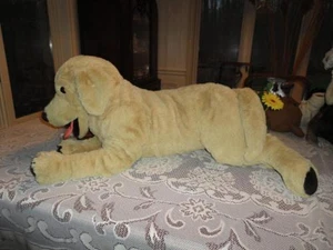 IKEA Sweden GOLDEN RETRIEVER DOG JUMBO 70cm 27.5 inch - Picture 1 of 8