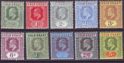 Gold Coast 1907 SC 56-65 MH Set - Image 1 of 3