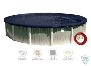 Buffalo Blizzard Deluxe Above Ground Swimming Pool Winter Cover (Choose Size) - Picture 1 of 15