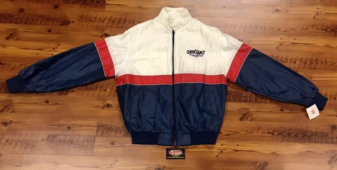 VTG Charles Barkley Chuck Roast 76ers USA King Louie Pro Fit Jacket Large New! Cover