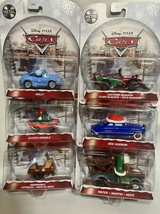Disney Pixar Cars Wintertime Metal Cruisers Holiday Edition (6-vedi tutte le foto - Foto 1 di 20
