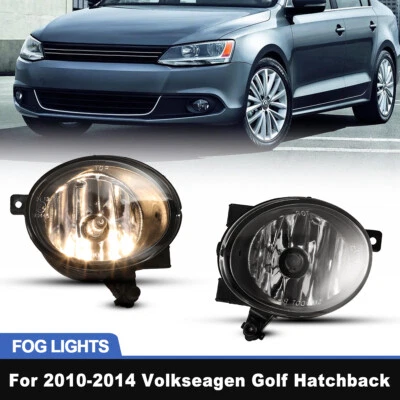 Par de luces antiniebla para Volkswagen Golf Hatchback Jetta Wagon 2011-2013 sedán Foto 1 de 4