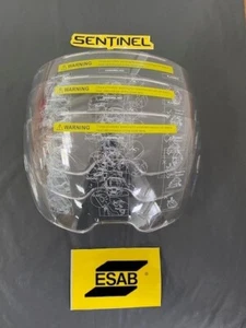Genuine ESAB Sentinel A50 / A60 Outer Lens - Clear (Pack 3) - FREE P&P - Picture 1 of 1