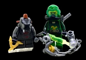 NINJAGO LLOYD LEGO NINJA DIVER SCUBA GEAR + BYTAR SNAKE - Imagen 1 de 10