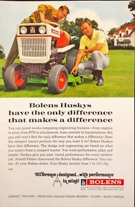 1968 Bolens Huskys Compact Tractor Port Washington Wisconsin Vintage Print Ad - Picture 1 of 5