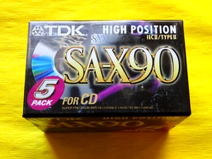 5x TDK SA-X 90 Cassette Tapes 1997 + OVP + SEALED + Im 5er-Pack + - Picture 1 of 3