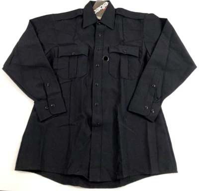 CAMISA ELBECO PARA HOMBRE Z314N TexTrop2 con cremallera l/s poliéster medianoche azul marino 4xl 20x37 Foto 1 de 3