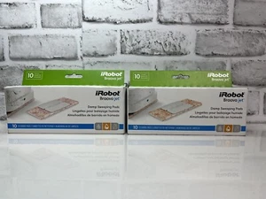 Lot of 2 NEW 10pk Genuine iRobot Braava Jet Damp Sweeping Pads 120 - Picture 1 of 4