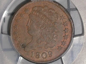 1809 half cent - Picture 1 of 4