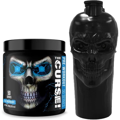 BUY ONE GET ONE FREE JNX Sports The Curse! Pre-Workout 2x250g with Skull Shaker