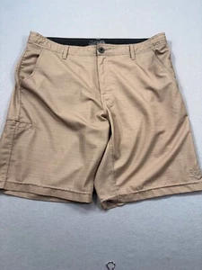 Da Hui Hybrid Shorts Mens 38 Gray Heather Lightweight Drawstring - Picture 1 of 7
