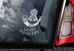 LIGHT INFANTRY Car Sticker - Forces Military Army Regiment Window Decal - V01 - Picture 1 of 1