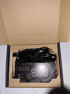 A8 HUD Head Up Display OBD2 5.5" Screen MPH/KM Vehicles Speed Warning System - Picture 1 of 2