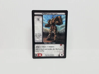 1996 WOC: BATTLETECH CCG: Koshi B (C) - New, Un-Played - Image 1 of 2