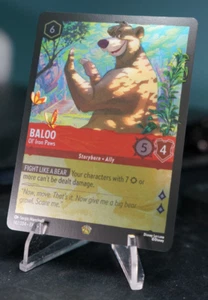 **FOIL** 142/204 Baloo - Ol' Iron Paws - LEGENDARY DISNEY LORCANA - Picture 1 of 1