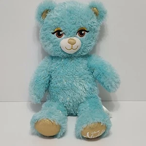 Peluche Costruisci un Orso Disney Aladino Principessa Gelsomino Blu Oro Scintillante 16" - Foto 1 di 5