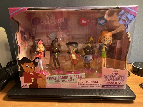 Disney Proud Family Louder and Prouder Penny Proud and Crew Mini Figures NEW Cover