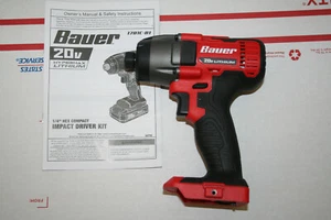 NEW - Bauer 1781C-B1 20V 1/4" HyperMax Impact Driver "TOOL ONLY" - Picture 1 of 6