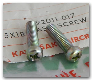 KAWASAKI A1/SS 250 A7/SS 350 W1/SS W2SS/TT HANDLEBAR SWITCH SCREWS 92011-017 QT2 - Picture 1 of 1