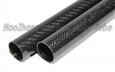 12mm OD*6mm 8mm 10mm 11mm 500MM Roll Wrapped Carbon Fiber Tube 3K Matte/Glossy - Image 1 of 2