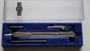 Zirkelkasten, Reisszeug ECOBRA 4-teilig für Blei- und Tuschezeichnungen N° 9 - Bild 1 von 1