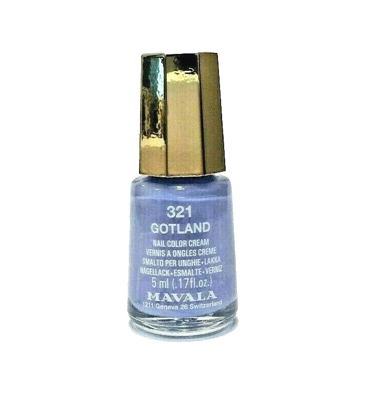 MAVALA 5 ml Mini Nagellack Cream Gotland Helles Pastell Blau Nail Color 321 - Bild 1 von 1