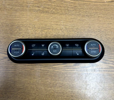 2017-2024 Alfa Romeo Stelvio Dash AC A/C Heater Climate Control Switch OEM - Image 1 of 3