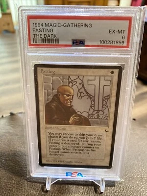 MTG Fasting - The Dark PSA 6 Magic the Gathering - Image 1 of 4