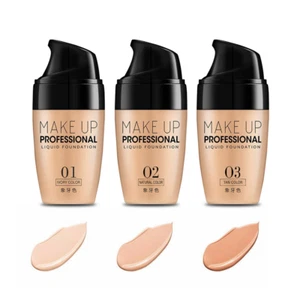 Base corrector líquido impermeable de cobertura completa de 30 ml crema para aclarar la cara - Imagen 1 de 48