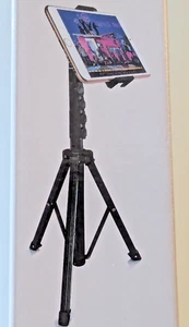 Tripod Mount Holder for 4-5" iPad Mobile Phone, Height Adjustable Floor Stand - Picture 1 of 6