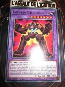 YU-GI-OH! RARE GOLEM TERRE @IGNISTER IGAS-FR041 NEUF EDITION 1 MINT - Imagen 1 de 1