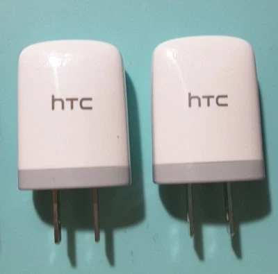 2 - OEM HTC TC U250 UNIVERSAL Travel Charger USB Power Adapter Head 110-240V, 1A - Image 1 of 4