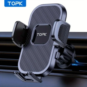 Supporto Auto TOPK Gancio Clip Universale Supporto Ventilazione 360°Rotazione Migliore Qualità100% - Foto 1 di 10
