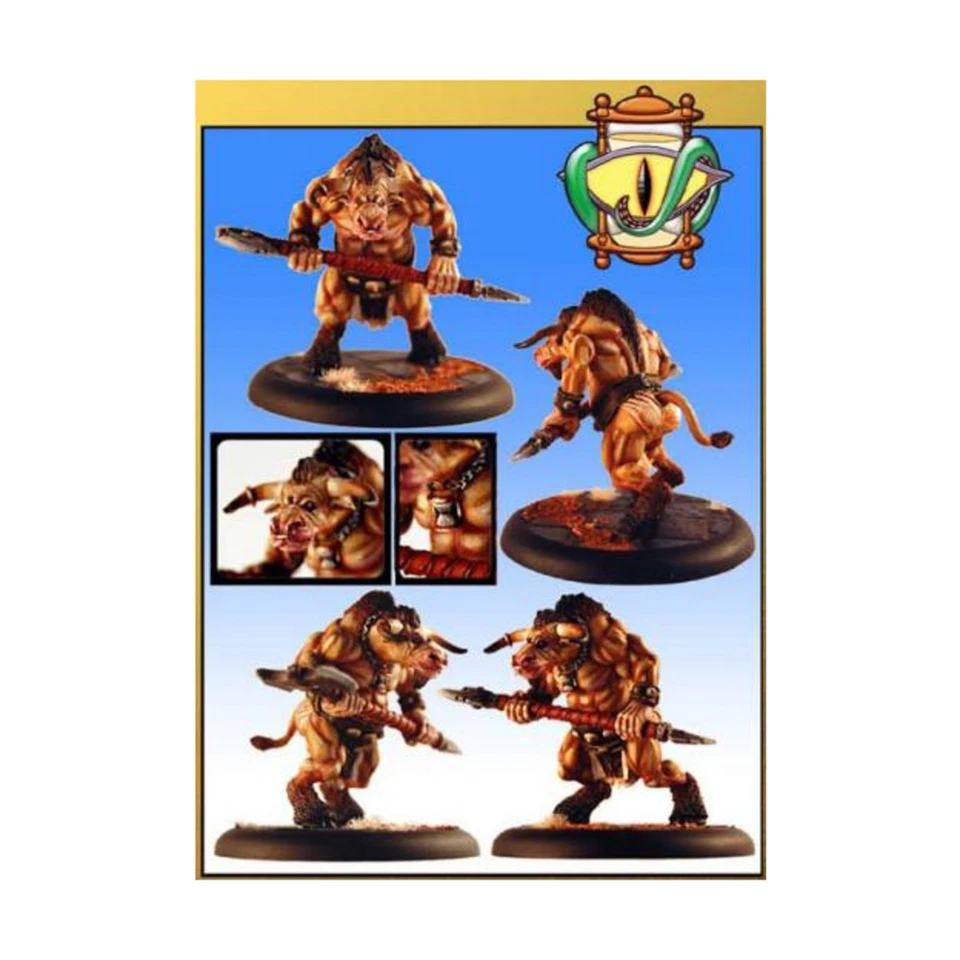 Fantasía Héroes Rustados Antiguos Tauro - Paquete Minotauro del Laberinto Nuevo Foto 1 de 1