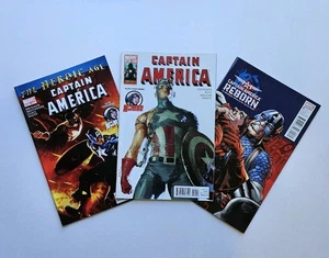 Lot of 3 Captain America #605 #607 Reborn #2 Comic Books NEW UNREAD Marvel 2010 - Picture 1 of 7