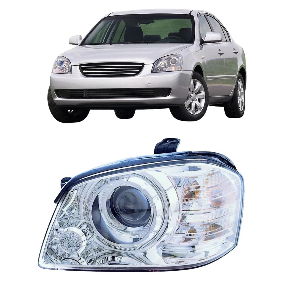 Conjunto de faros laterales del conductor para Kia Magentis 2005 2006 CAPA | KI2502123 Foto 1 de 4