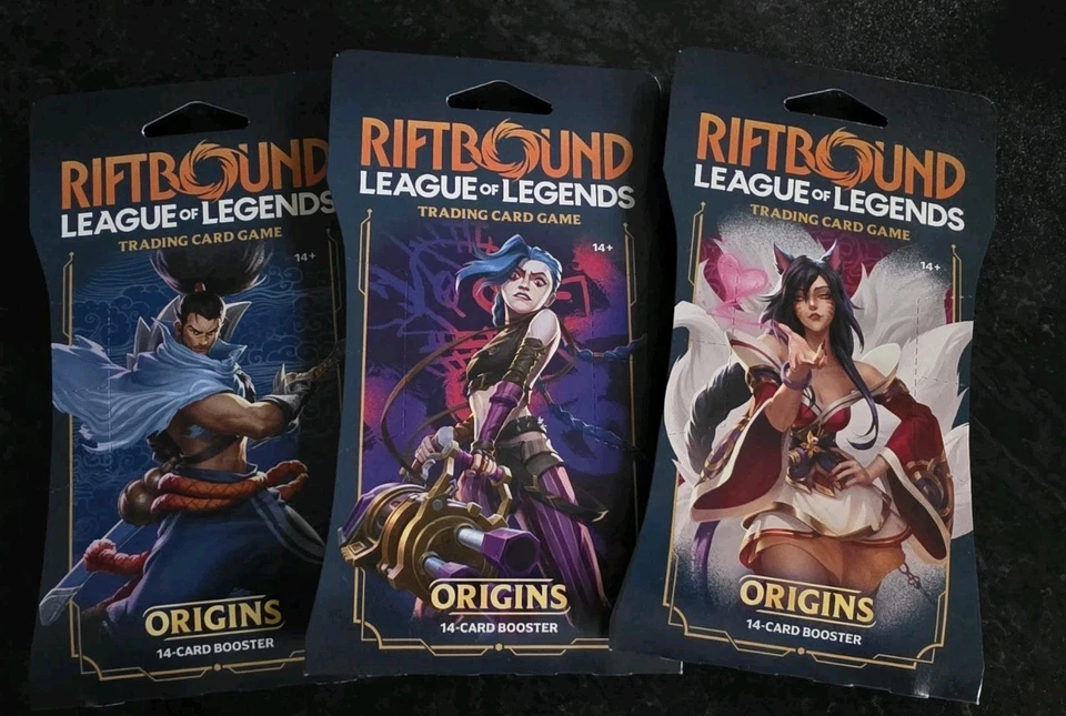 Riftbound League of Legends TCG 3x Sleeved/Blister Booster Packs (3 pack bundle) - Image 1 of 1