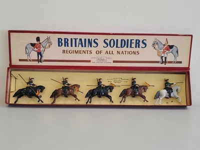 JUEGO SOLDADO JUGUETE VINTAGE GRAN Bretaña #136 cosacos imperiales rusos en caja ¡¡bonito!!! Foto 1 de 4