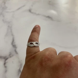 14 Karat massiver Weißgold Phantom der Oper funkelt mit Diamanten - Bild 1 von 6