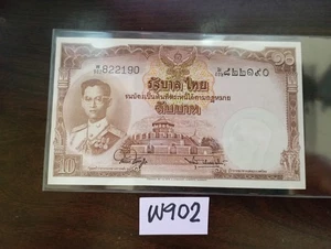 Thailand Banknote 10 Baht Series 9 Type 6 P#76d SIGN#44 Replacement W902 - Picture 1 of 2