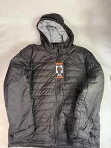 Gerry Insulated Hooded Puffer Jacket - Size XL Black - READ - Picture 1 of 5