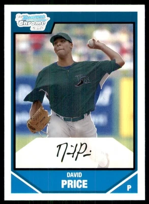 2007 Bowman Sterling Prospects David Price RC Tampa Bay Devil Rays #BSP-DPP - Image 1 of 2